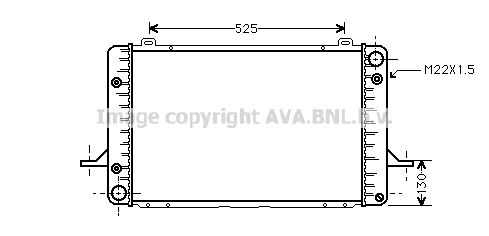 AVA QUALITY COOLING Radiators, Motora dzesēšanas sistēma FD2053